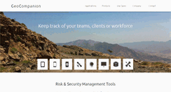 Desktop Screenshot of geocompanion.de